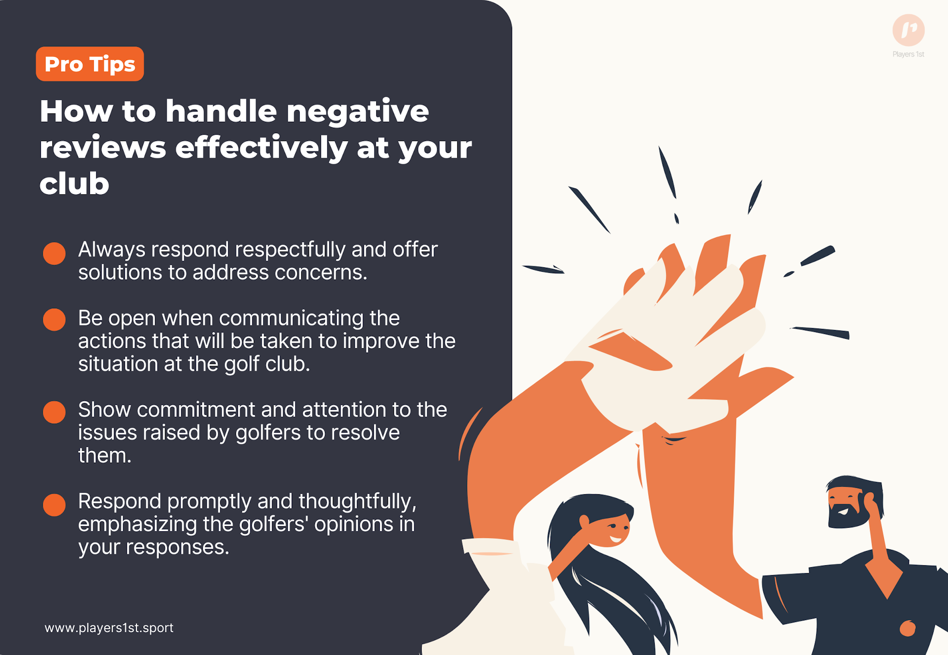 How to handle negative reviews effectively at your club