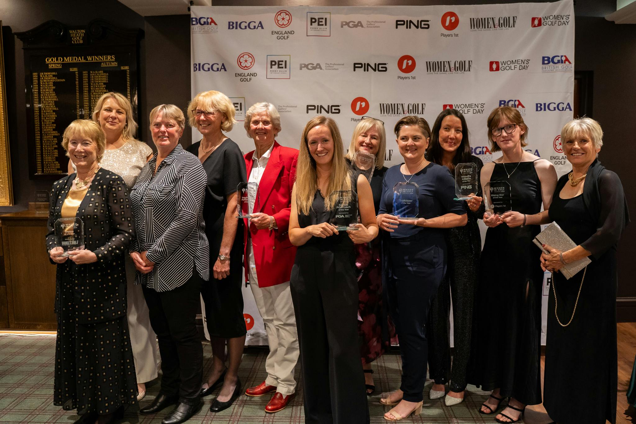 This year-s winners at the Women in Golf Awards 2023 - Cover image.