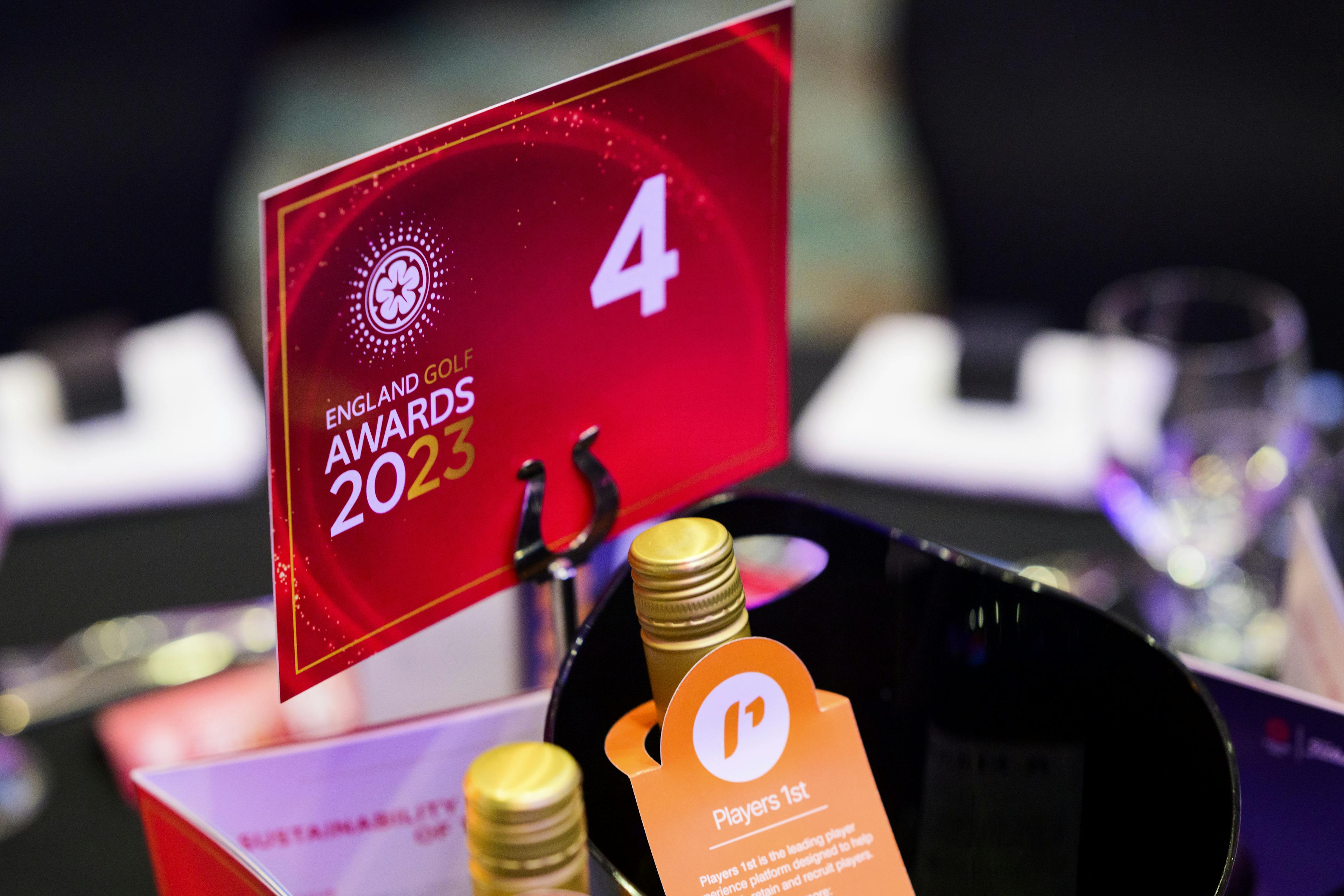 Players 1st sponsored the wine at the England Golf Awards 2023 as a contribution to the event, which the golf member experience management company has supported in various ways since 2018.