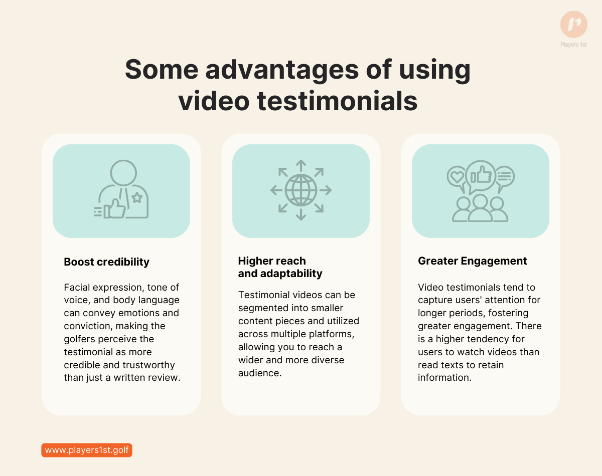 Some advantages of using video testimonials